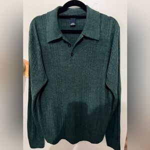 Dockers Green Long Sleeve Sweater